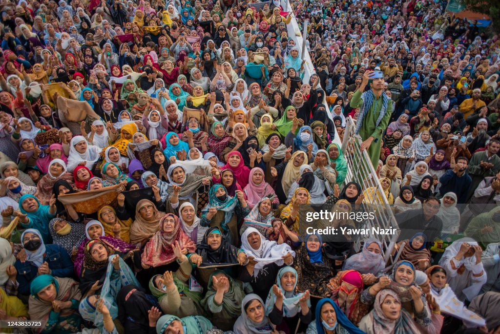 Muslims Flock To Hazratbal Shrine To Mark Birth Anniversary Of Prophet Mohammad