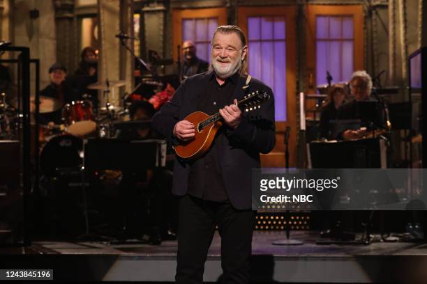 Brendan Gleeson, Willow Episode 1828 -- Pictured: Host Brendan Gleeson during the Monologue on Saturday, October 8, 2022 --