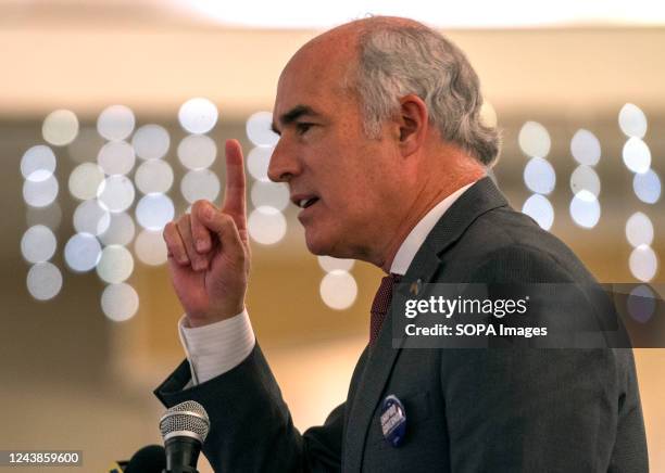 Senator Bob Casey Jr. Speaks at a rally in support of Josh Shapiro. Pennsylvania candidate for governor, state Attorney General Josh Shapiro, held a...