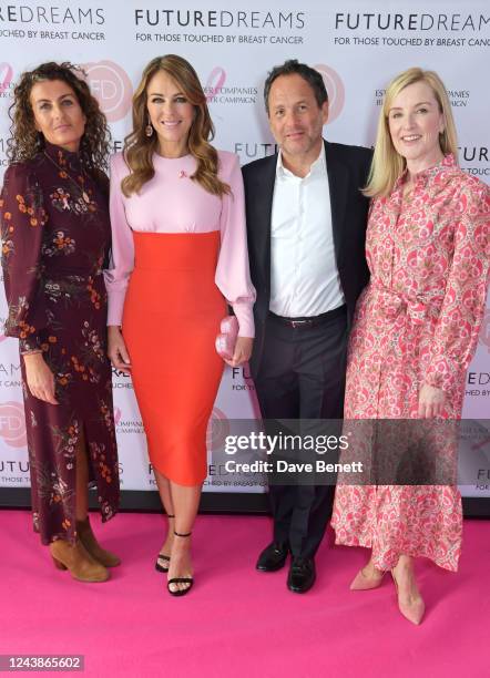 Sam Jacobs, Elizabeth Hurley, Founder and Chairman of Future Dreams Spencer Leslie and Anna Bartle attend the Future Dreams Anniversary Ladies Lunch...