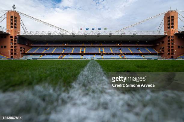 General view of the stadium prior to kick-off in the Womens International Friendly match between Italy and Brazil at Stadio Luigi Ferraris on October...