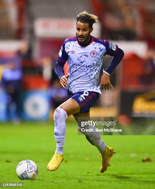 Dublin , Ireland - 3 October 2022; Barry Cotter of St Patrick's Athletic during the SSE Airtricity League Premier Division match between Shelbourne...