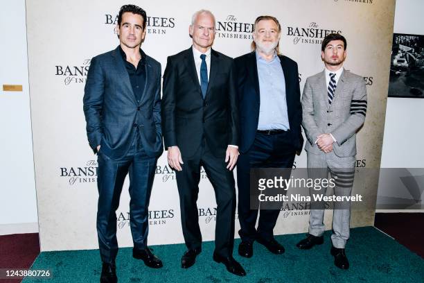 Colin Farrell, Martin McDonagh, Brendan Gleeson and Barry Keoghan at "The Banshees of Inisherin" special screening at the Directors Guild of America...