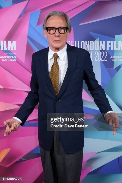 Bill Nighy attends Screen Talk: Bill Nighy during the 66th BFI London Film Festival at The Curzon Soho on October 11, 2022 in London, England.