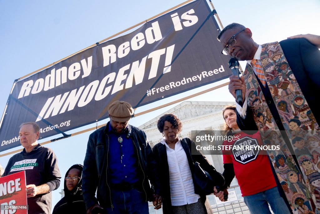 Rodney Roderick Roderick Reed, brother of Rodney Reed, and Sandra Reed, mother of ...