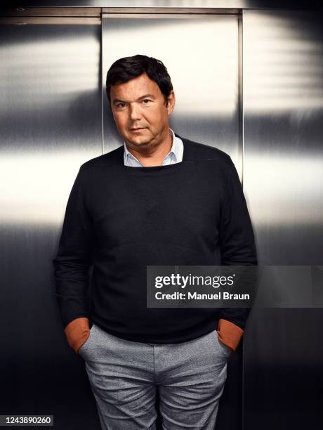 Economist Thomas Piketty poses for a portrait on November 7, 2019 in Paris, France.