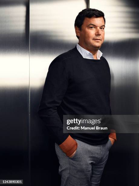 Economist Thomas Piketty poses for a portrait on November 7, 2019 in Paris, France.