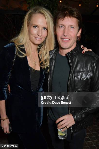 Sofia Blunt and James Blunt attend as Andre Balazs and Jay Jopling co-host the annual White Cube x Chiltern Firehouse Frieze London opening party at...