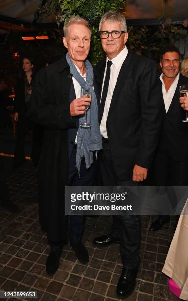 Tim Marlow and Jay Jopling attend as Andre Balazs and Jay Jopling co-host the annual White Cube x Chiltern Firehouse Frieze London opening party at...