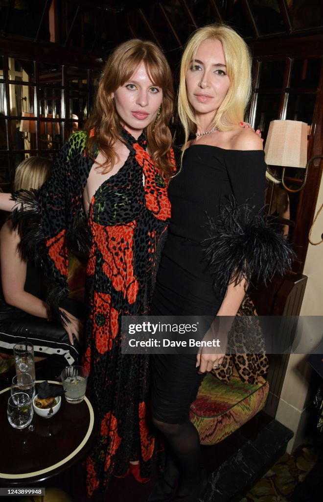 Ivy Getty and Sabine Getty attend as Andre Balazs and Jay Jopling