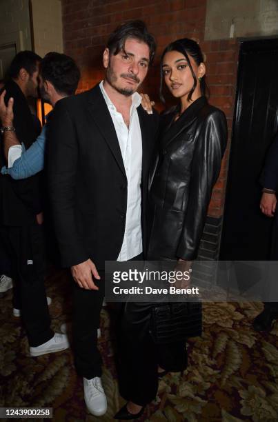 Helly Nahmad and Neelam Gill attend as Andre Balazs and Jay Jopling co-host the annual White Cube x Chiltern Firehouse Frieze London opening party at...