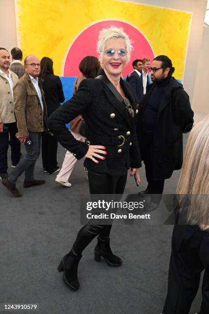 Alison Jackson attends the Frieze Art Fair 2022 VIP Preview in Regent's Park on October 12, 2022 in London, England.