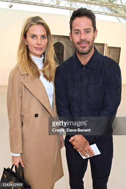 Frida Redknapp and Jamie Redknapp attend the Frieze Art Fair 2022 VIP Preview in Regent's Park on October 12, 2022 in London, England.