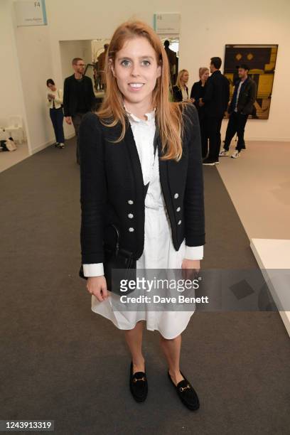 Princess Beatrice of York attends the Frieze Art Fair 2022 VIP Preview in Regent's Park on October 12, 2022 in London, England.