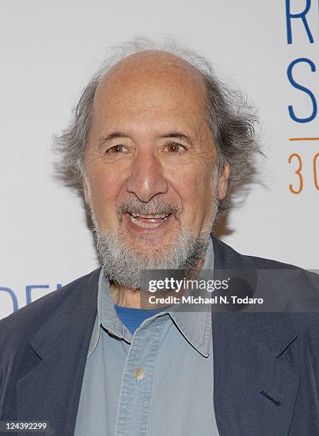 Richard Libertini attends a meet & greet with the cast of Broadway's "Relatively Speaking" at Sardi's on September 9, 2011 in New York City.