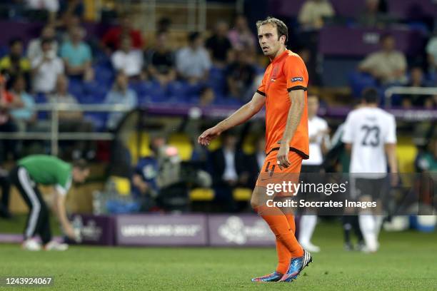 Joris Mathijsen of Holland during the EURO match between Holland v Germany on June 13, 2012