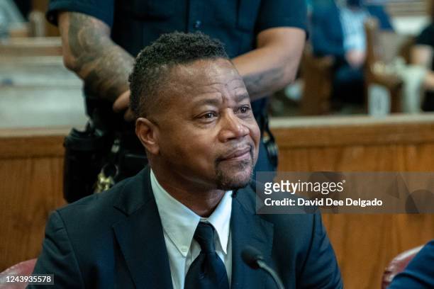 Cuba Gooding Jr. Arrives at NYS Supreme Court for sentencing on October 13, 2022 in New York City. The Oscar-winning actor Cuba Gooding Jr., plead...