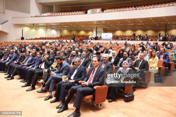 View from the Iraqi Parliament during the session on electing the president in Baghdad, Iraq on October 13, 2022.