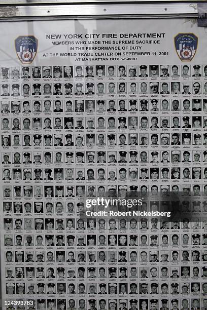 Wtc Fire 72 World Trade Center Attack Firehouse Memorial Stock Photos, High-Res ...
