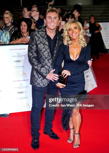 Nik Speakman and Eva Speakman attending the National Television Awards 2022 held at the OVO Arena Wembley in London. Picture date: Thursday October...