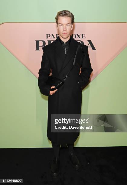 Will Poulter attends the Prada Paradoxe fragrance launch party on October 13, 2022 in London, England.