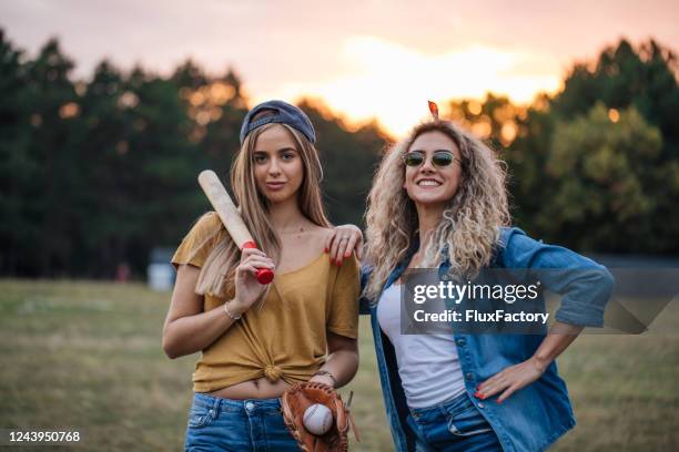 baseball is our weekend hobby - baseball fans stock pictures, royalty-free photos & images