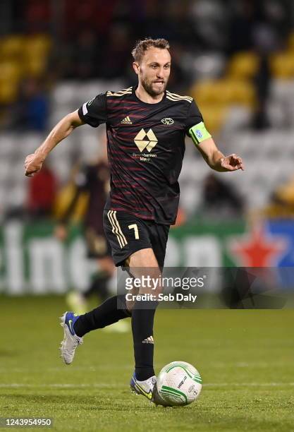 Dublin , Ireland - 13 October 2022; Magnus Wolff Eikrem of Molde during the UEFA Europa Conference League group F match between Shamrock Rovers and...