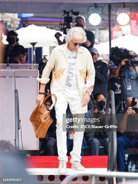John Densmore of The Doors is seen attending the ceremony honoring rock band 'Jefferson Airplane' with a Hollywood Walk of Fame Star on October 13,...