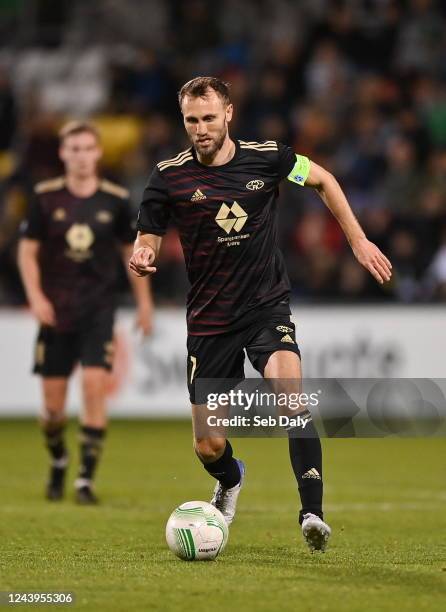 Dublin , Ireland - 13 October 2022; Magnus Wolff Eikrem of Molde during the UEFA Europa Conference League group F match between Shamrock Rovers and...