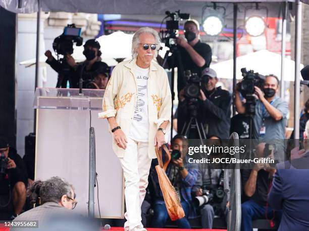 John Densmore of The Doors is seen attending the ceremony honoring rock band 'Jefferson Airplane' with a Hollywood Walk of Fame Star on October 13,...