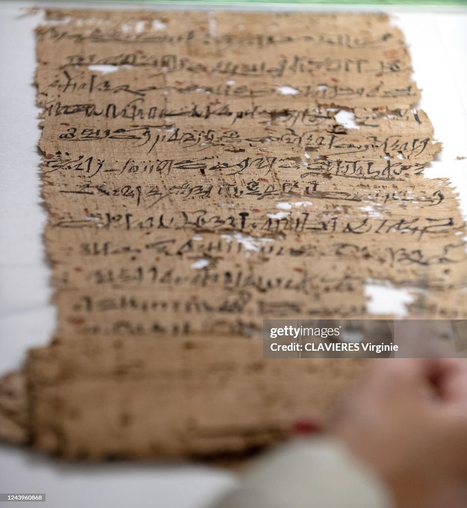Papriy the restoration of three ancient Egyptian papyri, known as... News ...