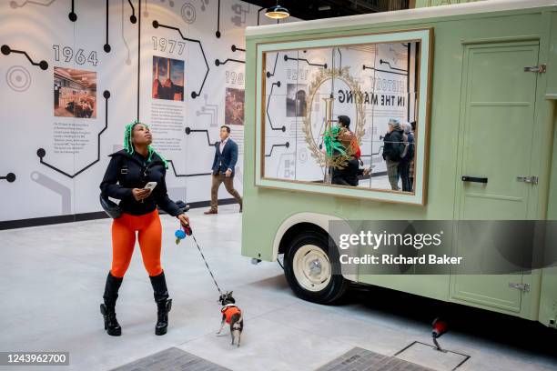 Shoppers and consumers experience the interior of the re-opened Battersea Power Station retail space, on 14th October 2022, in London, England....