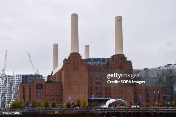 General view of Battersea Power Station as it opens its doors to the public after four decades. After extensive redevelopment, the iconic former...