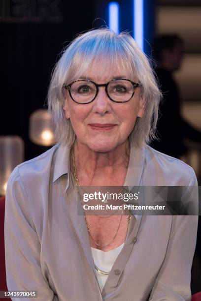 Actress Heidelinde Weis during the Koelner Treff TV Show at the WDR Studio on October 14, 2022 in Cologne, Germany.