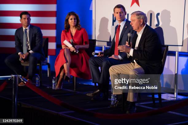 Former Department of Homeland Security acting secretary Chad Wolf, Polaris National Security Founder Morgan Ortagus, Republican candidate for U.S....