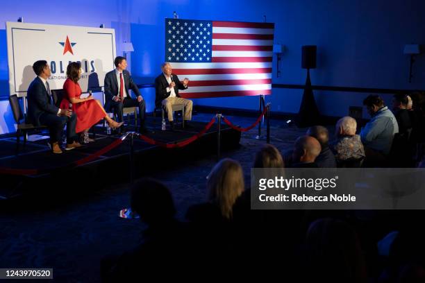 Former Department of Homeland Security acting secretary Chad Wolf, Polaris National Security Founder Morgan Ortagus, Republican candidate for U.S....