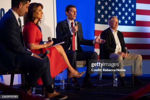 Former Department of Homeland Security acting secretary Chad Wolf, Polaris National Security Founder Morgan Ortagus, Republican candidate for U.S....