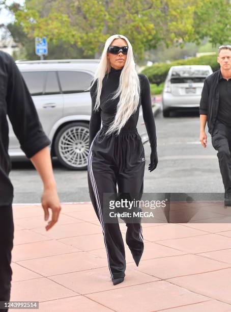 Kim Kardashian is seen on October 14, 2022 in Los Angeles, California