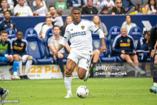 Douglas Costa of Los Angeles Galaxy during the MLS Cup Round of 16 match against Nashville SC at the Dignity Health Sports Park on October 15, 2022...