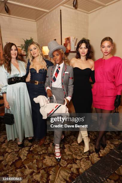 Kathryn Hahn, Kate Hudson, Janelle Monae, Jessica Henwick and Madelyn Cline attend the Netflix reception, hosted by Ted Sarandos, during the BFI...