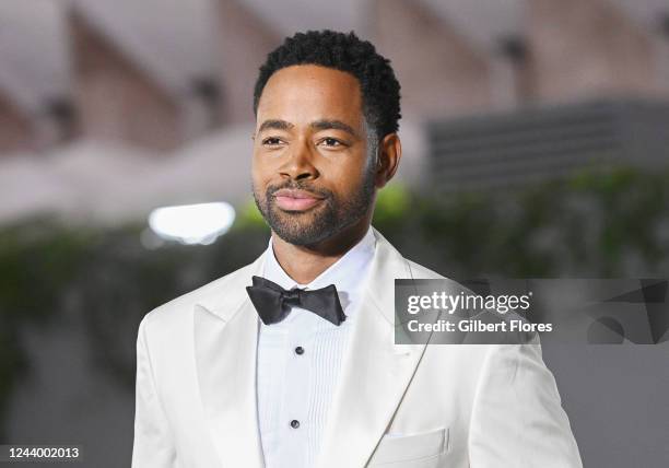 Jay Ellis at the Second Annual Academy Museum Gala held at the Academy Museum of Motion Pictures on October 15, 2022 in Los Angeles, California.