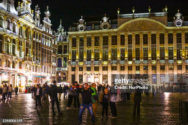 Grand Place in Brussels, Belgium on October 11, 2022.