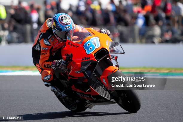 Remy Gardner of Australia on the Tech3 KTM Factory Racing KTM during MotoGP Race at The 2022 Australian MotoGP at The Phillip Island Circuit on...