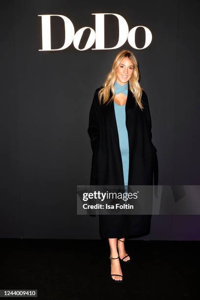 Influencer Alice Campello attends the opening of the Dodo jewellery store on October 15, 2022 in Berlin, Germany.