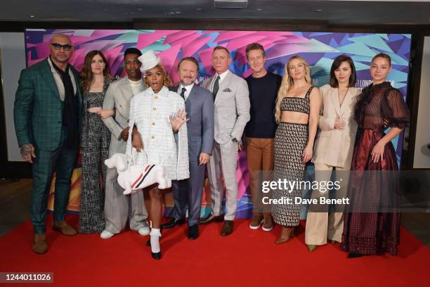 Dave Bautista, Kathryn Hahn, Leslie Odom Jr., Janelle Monae, Rian Johnson, Daniel Craig, Edward Norton, Kate Hudson, Jessica Henwick and Madelyn...