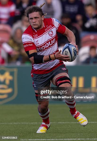 Jordan Rees Rugby Gloucester's Jordy Reid during the Gallagher Premiership Rugby match ...
