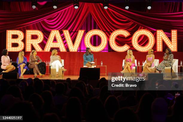 Potomac Takes Manhattan Panel from the Javits Center in New York City on Sunday, October 16, 2022 -- Pictured: Mia Thornton, Ashley Darby, Robyn...