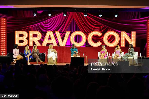 Potomac Takes Manhattan Panel from the Javits Center in New York City on Sunday, October 16, 2022 -- Pictured: Mia Thornton, Ashley Darby, Robyn...