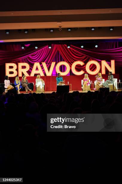 Potomac Takes Manhattan Panel from the Javits Center in New York City on Sunday, October 16, 2022 -- Pictured: Mia Thornton, Ashley Darby, Robyn...