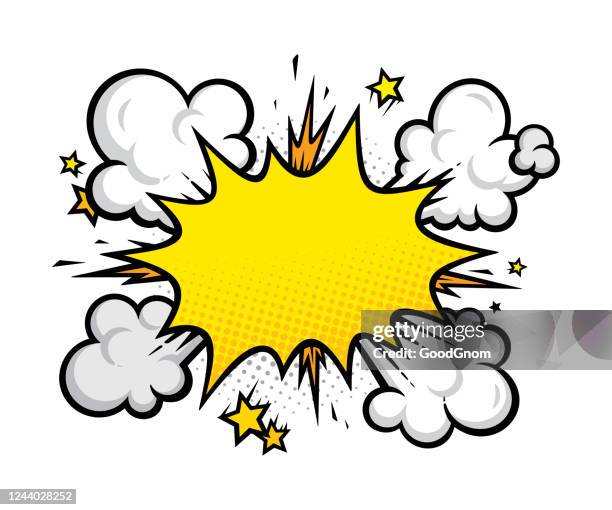 cartoon-effekte explosion design-element - sprengen stock-grafiken, -clipart, -cartoons und -symbole